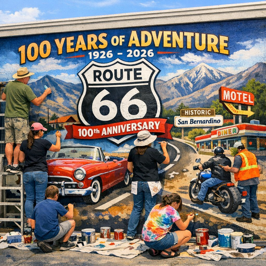 San Bernardino’s Route 66 ‘Love Your Block’ Projects Revitalize Historic Corridor